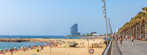 Fotografía Paseo de la Barceloneta